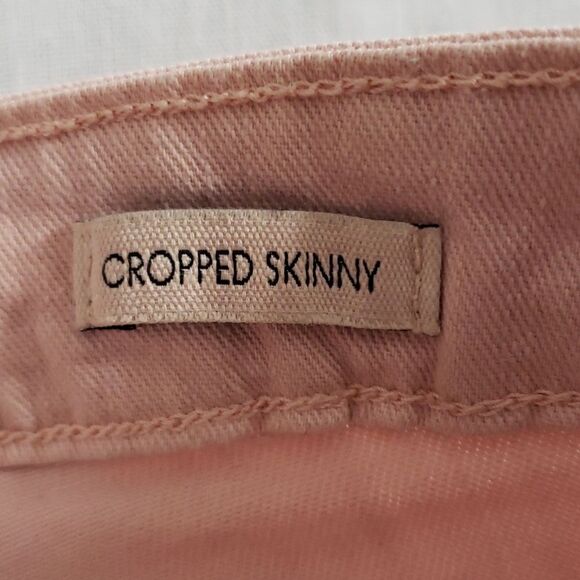 Calvin Klein. Blush Pink 5 Pocket Jeans. Button & Zipper Closure. Size  8 - Picture 5 of 13